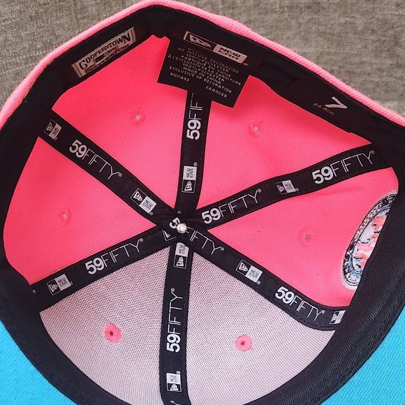 New Era Atlanta Braves 59FIFTY Fitted Hat Exclusive 40th Year Side Patch - 7 NWT - Picture 7 of 7